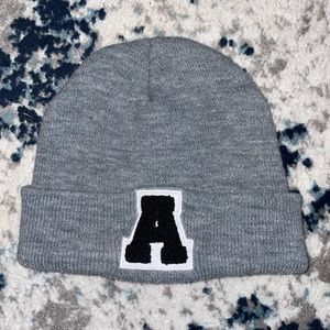 Grey winter beanie